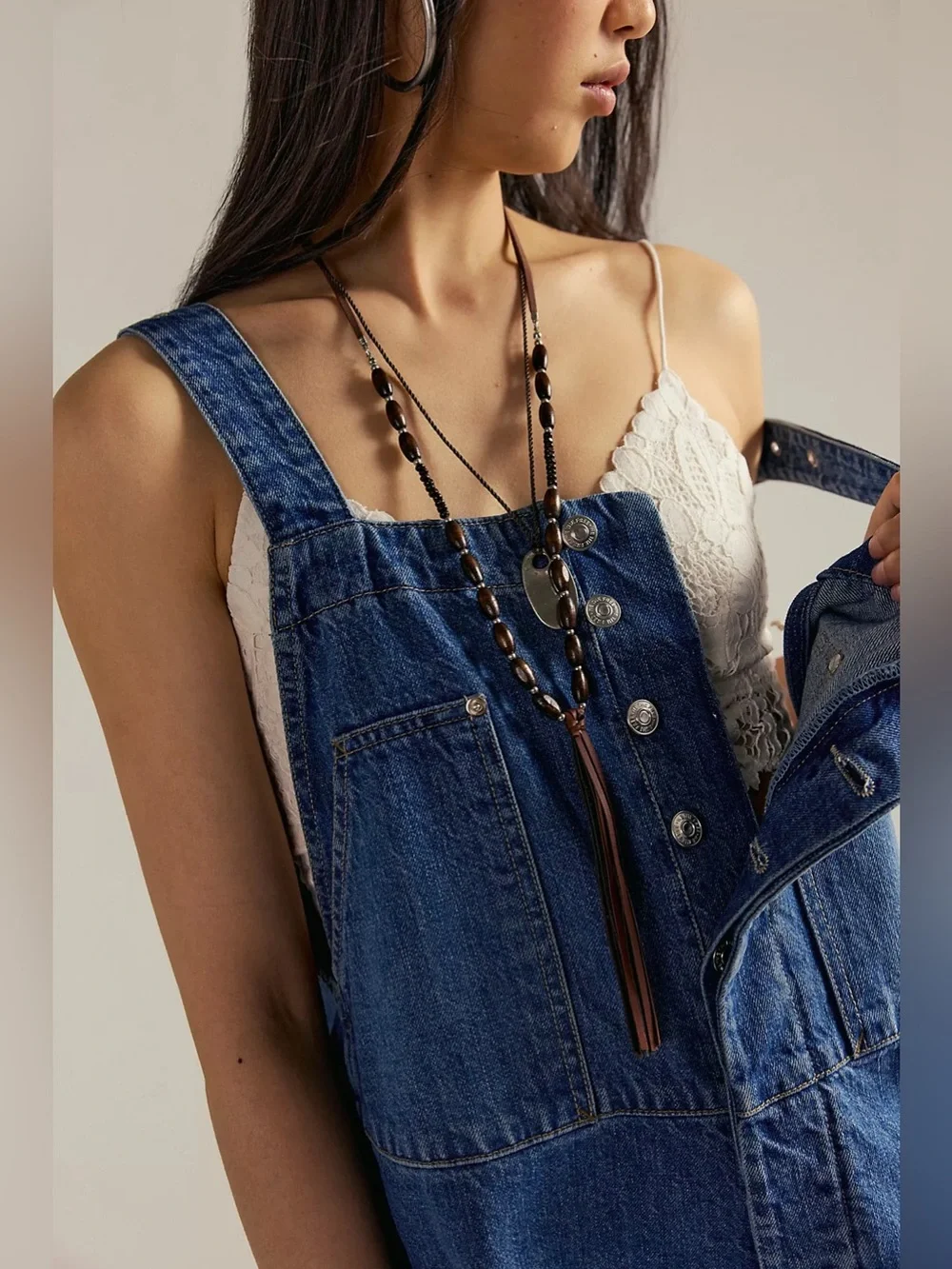 NWT! Free People We The Free Set It Off Long Shortalls Sz Medium